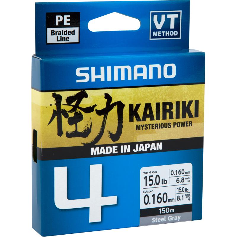 SHIMANO Kairiki 4 150M Steel Gray 0,060mm/4,4Kg